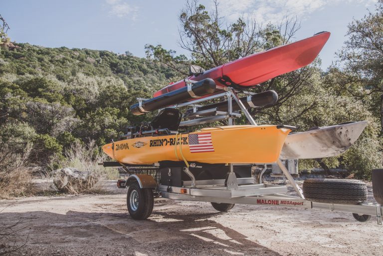 The Ultimate Kayak Fishing Trailer Malone MegaSport Trailer