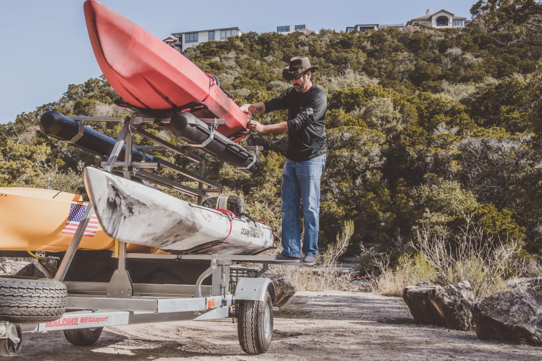 The Ultimate Kayak Fishing Trailer Malone MegaSport Trailer