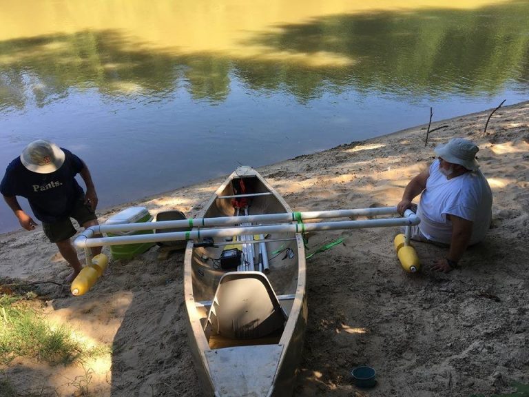 DIY Outriggers Using Foam Floats For Canoe Stability