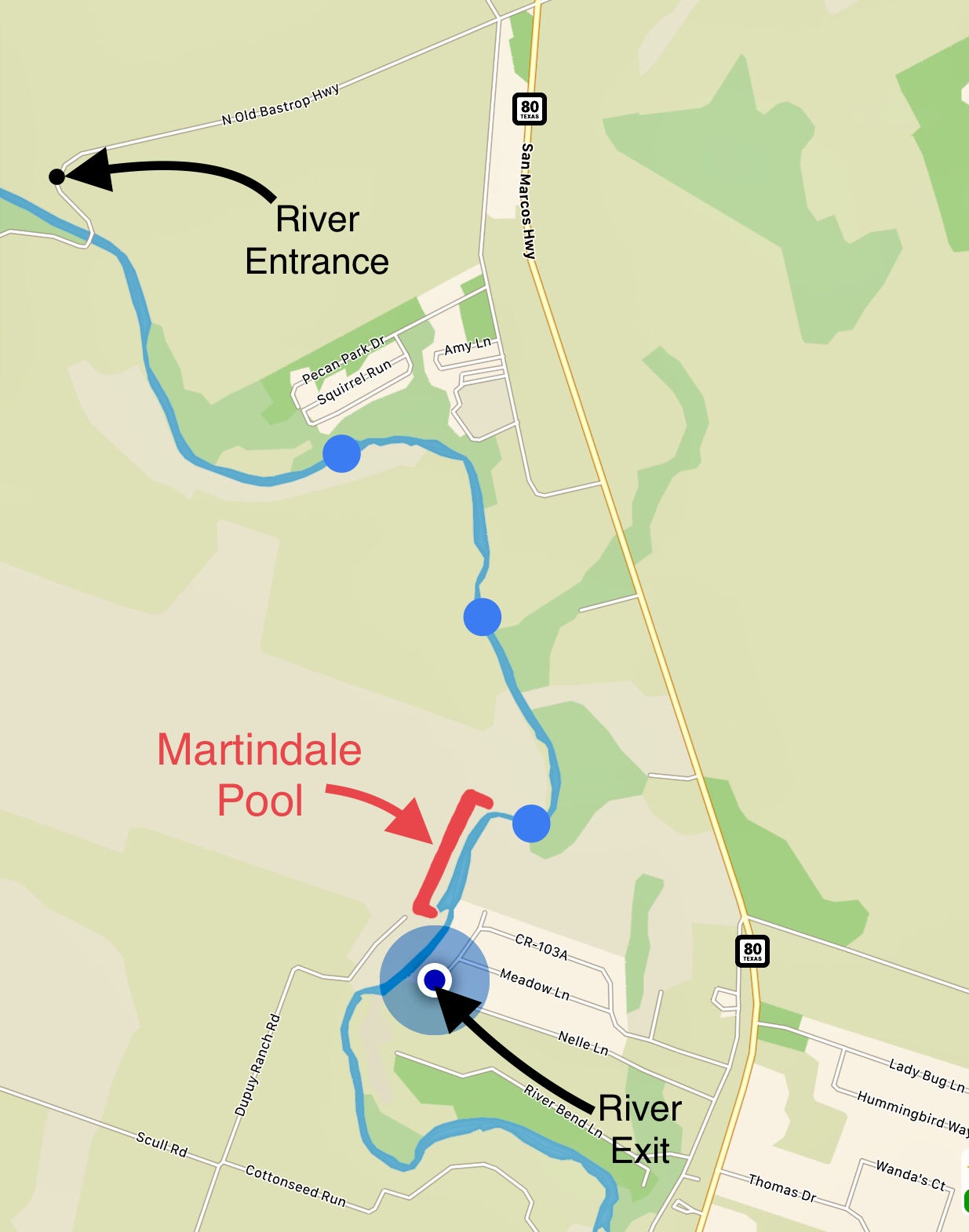 Paddle Guide The San Marcos River